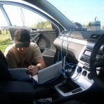 Base station at Saltwick test site.