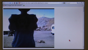Screensnap image of flag video at 160 x 120 pixels and 3 frames per second (Video - 5.8MB)