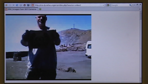 Screensnap image of flag video at 320 x 240 pixels and 3 frames per second (Video - 2.7MB)