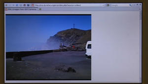 Screensnap image showing video at 320 x 240 pixels and 3 frames per second