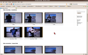 Screensnap image showing this blog page post of video streams at varying resolutions and frame rates. 
