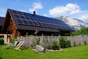 Large solar array in Austria